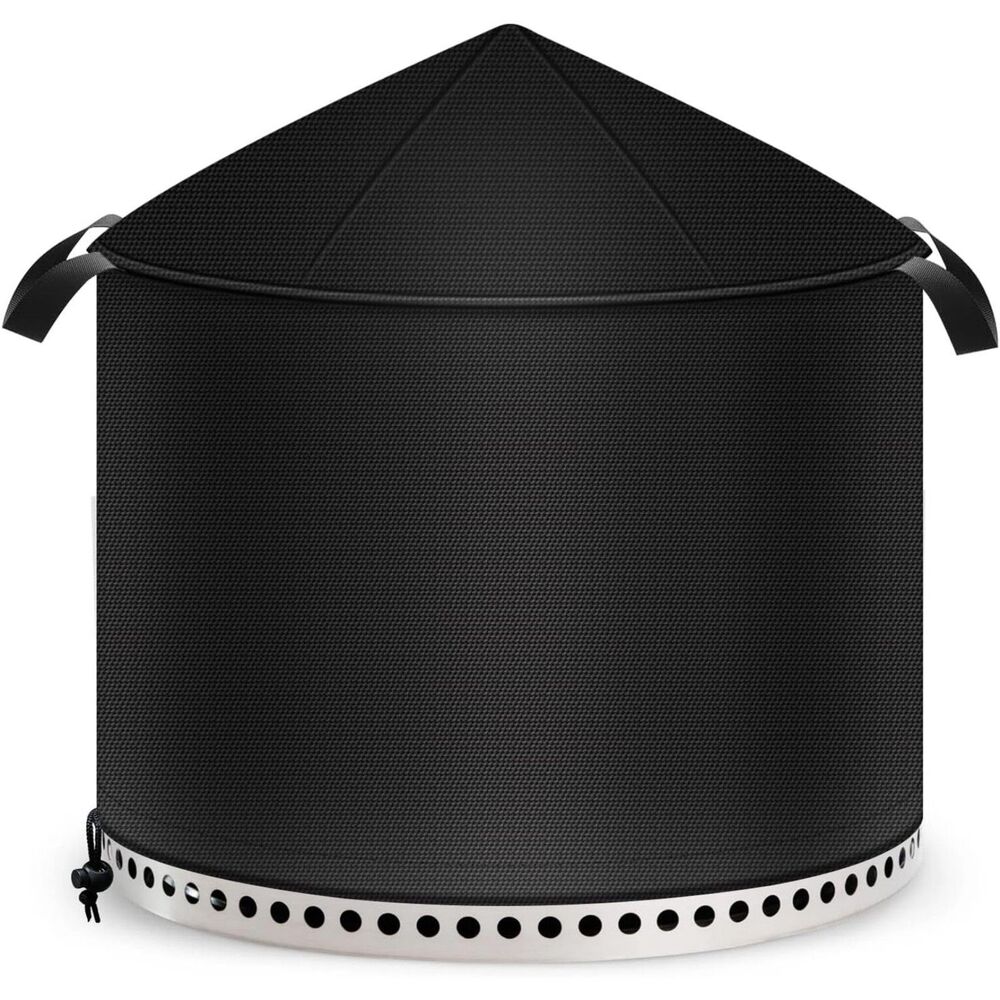 Heavy Duty Waterproof Round Fire Pit Cover for Solo Stove Bonfire- 22" D x 16" H - Picture 1 of 4